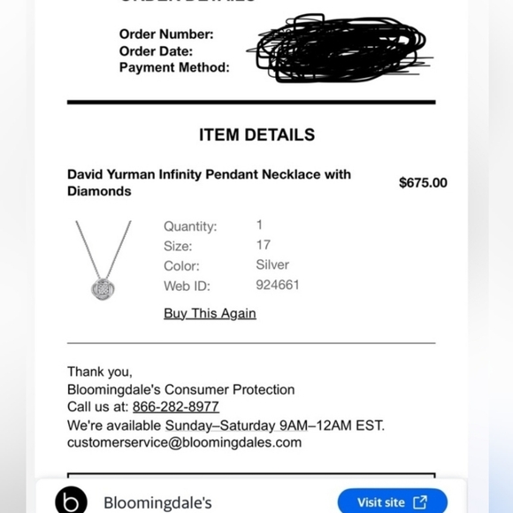 David Yurman. Pendant Necklace - Picture 4 of 12